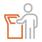 Icon precise label placement