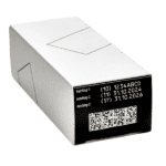 serie dx codifica su packaging in cartone