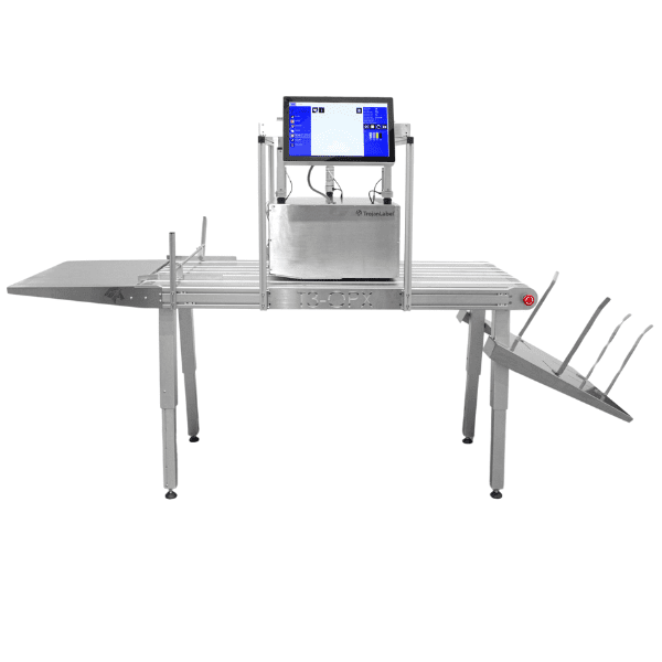Complete T3-OPX Solution with Conveyor, Touch Panel and Stacker – Suitable for Direct Printing on Packaging