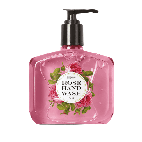 Hand Soap with Decorative Label – Colorful Branding and Elegant Presentation