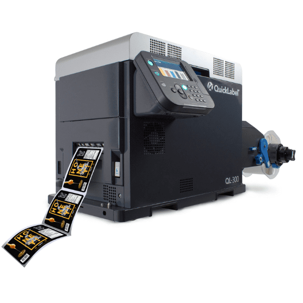 Label Printer QL-300 in Use – High-Resolution Color Printing for Product Labeling